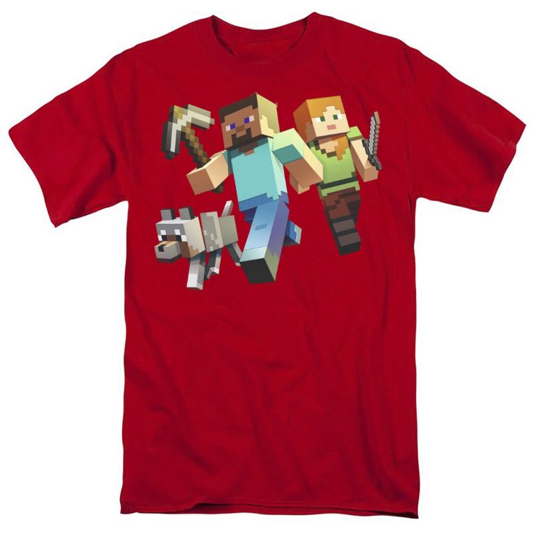 Camiseta Minecraft niño y niña